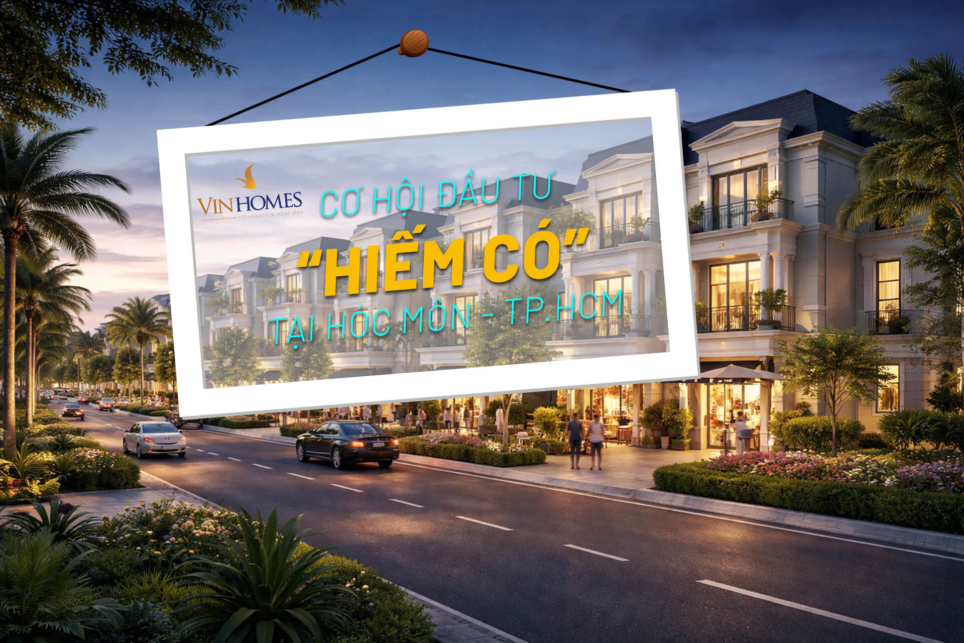 VINHOME HÓC MÔN SIÊU ĐÔ THỊ GIÁO DỤC CHUẨN QUỐC TẾ