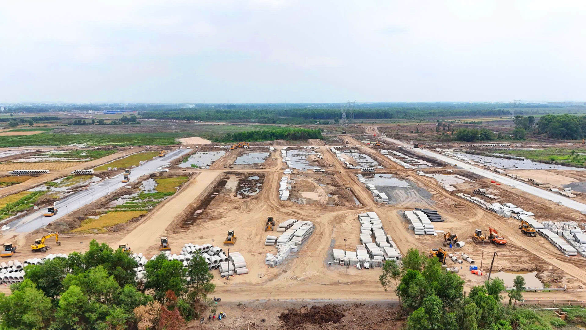 tiến độ dự án vinhomes hóc môn