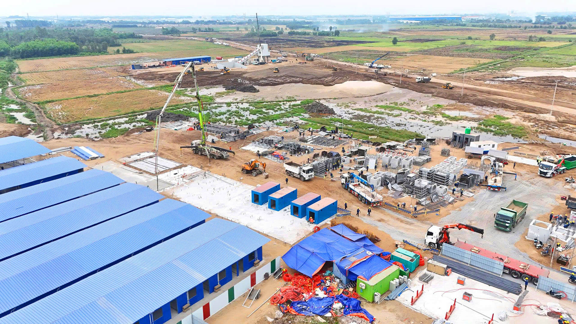 tiến độ dự án vinhomes hóc môn